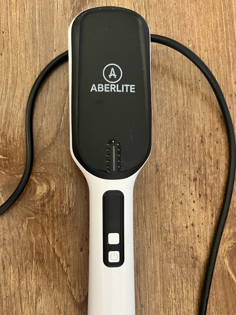 White and Black Straightening Hair Brush or beard